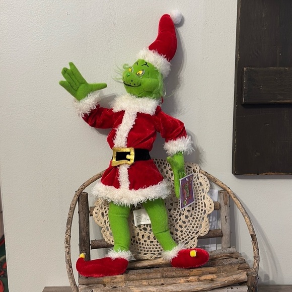 NWT VINTAGE 2000 How The Grinch Stole Christmas Plush Universal Studios Nanco - Picture 1 of 16